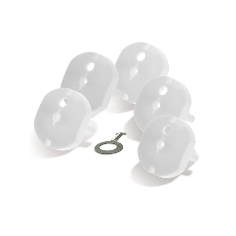 Solight bezpečnostní zátka - sada 5ks+1 klíček