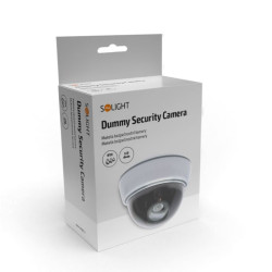 Solight maketa bezpečnostní kamery, na strop, LED dioda, 3 x AA