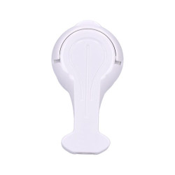 Solight zástrčka lomená, nízký profil od stěny, IP20, bílá