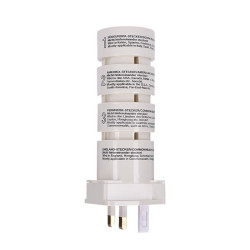 Solight cestovní adaptér, skládací, bílý