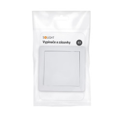 Solight vypínač Slim č. 1 jednopólový, bílý