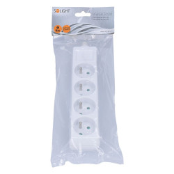 Solight vícenásobná zásuvka, 4 zásuvky