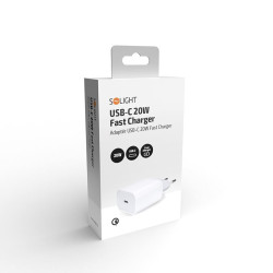 Solight USB-C 20W fast charger