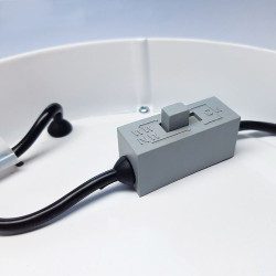 Solight LED mini panel CCT, přisazený, 12W, 900lm, 3000K, 4000K, 6000K, kulatý