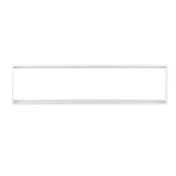 Solight hliníkový bílý rám pro instalace 295x1195mm LED panelů na stropy a zdi, výška 68mm
