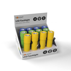 Solight LED Svítilna, 3W LED COB, 120lm, 3 x AAA