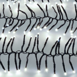 Solight LED venkovní vánoční řetěz s dálkový ovládáním - Cluster, 576 LED, 8 funkcí, časovač, IP44, studená bílá