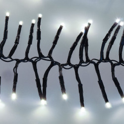 Solight LED venkovní vánoční řetěz s dálkový ovládáním - Cluster, 576 LED, 8 funkcí, časovač, IP44, studená bílá