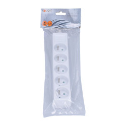 Solight vícenásobná zásuvka, 5 zásuvek