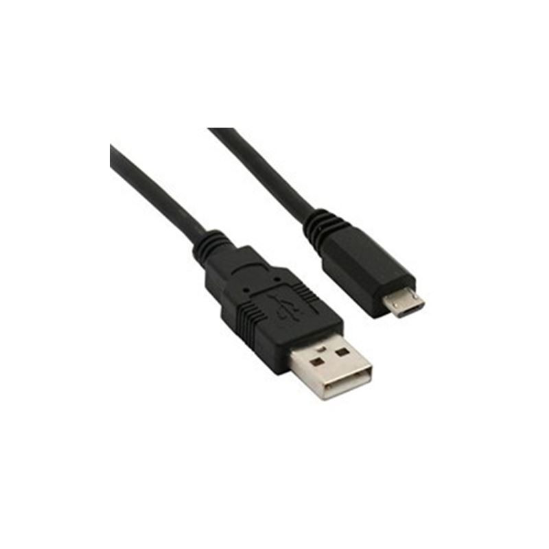 Solight USB kabel, USB 2.0 A konektor - USB B micro konektor, sáček, 50cm
