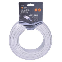 Solight koaxiální kabel CC120, sáček, 20m