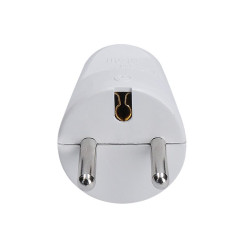 Solight zástrčka přímá, IP20, bílá