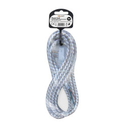 Solight flexo šňůra, 3x 0,75mm2, pletená, 3m