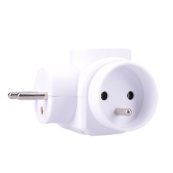 Solight rozbočka, 3x 10A, bílá