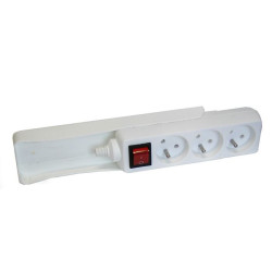 Solight držák vícenásobné zásuvky, 3 - 4 zásuvky