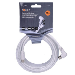 Solight účastnická šňůra, kombinované konektory, 10m, sáček