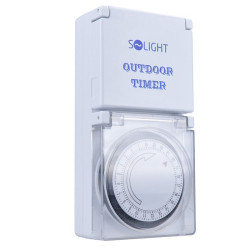Solight časový spínač, venkovní, 24 h., 1 režim