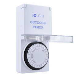Solight časový spínač, venkovní, 24 h., 1 režim