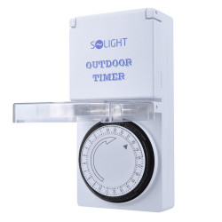 Solight časový spínač, venkovní, 24 h., 1 režim