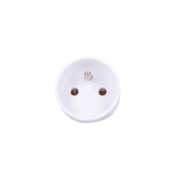 Solight zásuvka přímá, IP20, bílá