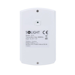 Solight GSM Alarm, pohybový senzor, dálk. ovl., bílý