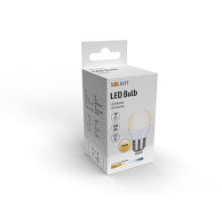 Solight LED žárovka, miniglobe, 4W, E27, 3000K, 340lm