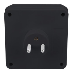 Solight Rozbočka, 4 x 10A, černá