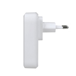 Solight Bezdrátový zvonek, do zásuvky, 200m, bílý, learning code