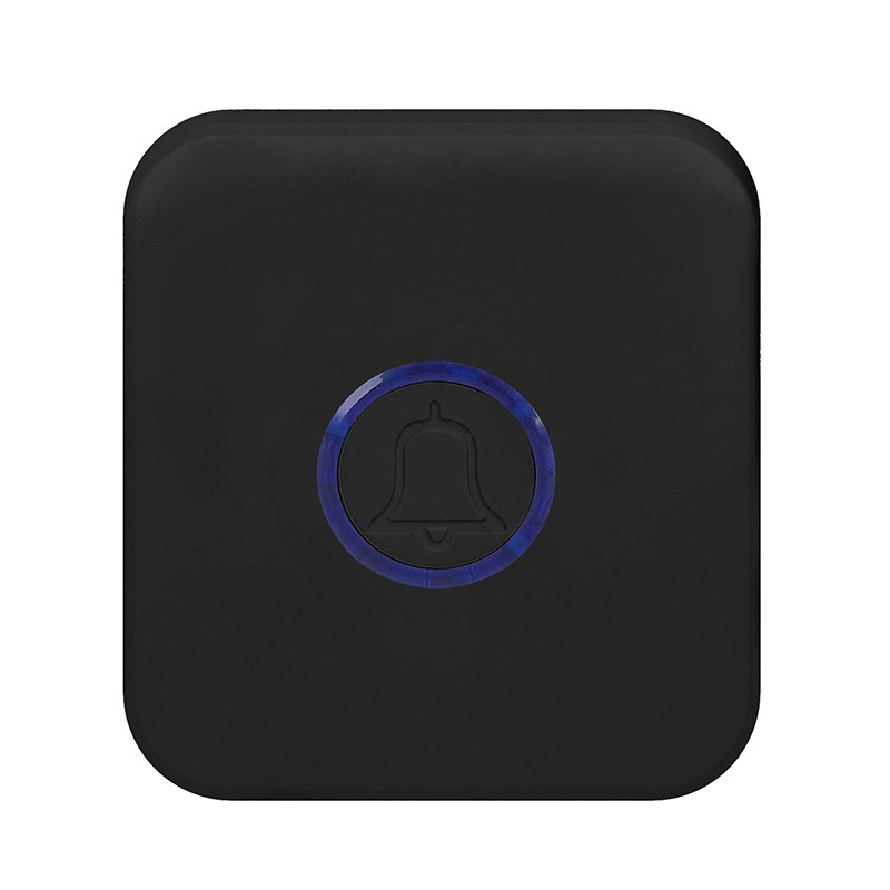 Solight Bezdrátový zvonek bezbateriový, do zásuvky, 150m, černý, learning code