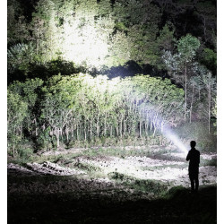 Solight LED ruční svítilna nabíjecí s power bankem, 800lm, Li-Ion, USB