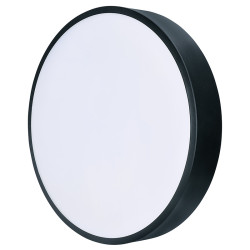 Solight LED stropní osvětlení 3CCT, 48W, 2900lm, 40cm, 3000/4000/6000K, černá