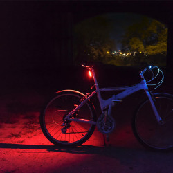 Solight LED zadní cyklo světlo, 3W COB, nabíjecí, Li-Ion, USB