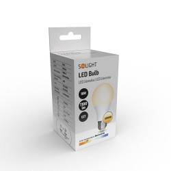Solight LED žárovka, klasický tvar, 10W, E27, 3000K, 270°, 1100lm
