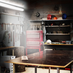 Solight LED osvětlení prachotěsné, IP65, 9W, 900lm, 4000K, 70cm