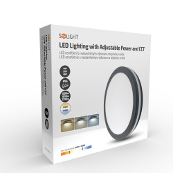 Solight LED osvětlení s nastavitelným výkonem a teplotou světla, 18/22/26W, max. 2210lm, 3CCT, IP65, 30cm