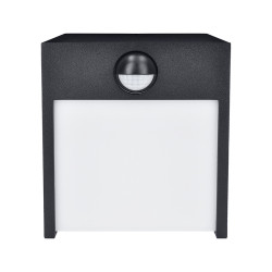 Solight LED venkovní nástěnné osvětlení Terni, 12W, 560lm, 3000K, PIR sensor