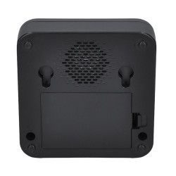 Solight bezdrátový zvonek, bateriový + USB, 200m, černý, learning code