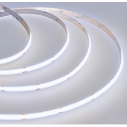 Solight LED COB pásek, sada s adaptérem, vypínač, 5m, 8W/m, 800lm/m, studená bílá