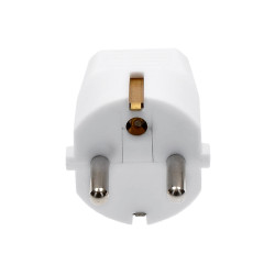 Solight zástrčka přímá, IP20, bílá