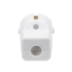 Solight zástrčka přímá, IP20, bílá