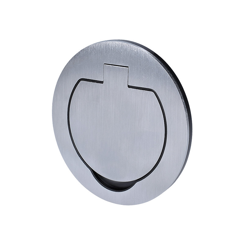 Solight vestavná podlahová zásuvka, IP55, kulaté víčko