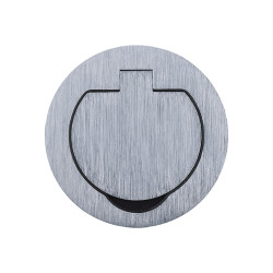 Solight vestavná podlahová zásuvka, IP55, kulaté víčko