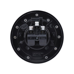 Solight vestavná podlahová zásuvka, IP55, kulaté víčko