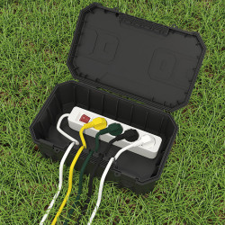 Solight ochranný box na kabely a prodlužovací přívody IP54