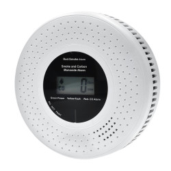 Solight detektor kouře a oxidu uhelnatého, LCD displej, 2x AA baterie