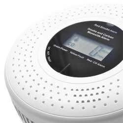 Solight detektor kouře a oxidu uhelnatého, LCD displej, 2x AA baterie