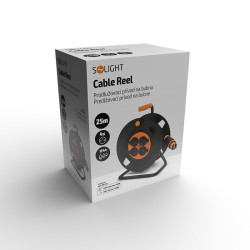Solight 4z prodlužovací přívod - na bubnu, 25m neopren, 3x 2,5mm2, IP44