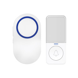 Solight bezdrátový zvonek, do zásuvky, 200m, bílý, learning code