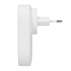 Solight bezdrátový zvonek, do zásuvky, 200m, bílý, learning code