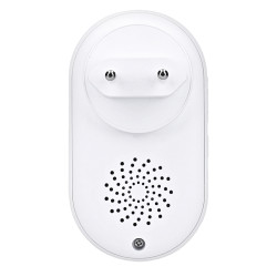 Solight bezdrátový zvonek, do zásuvky, 200m, bílý, learning code